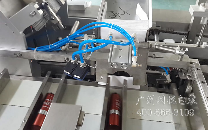 化妝品裝盒機說明書放置機構 化妝品裝盒機說明書放置機構